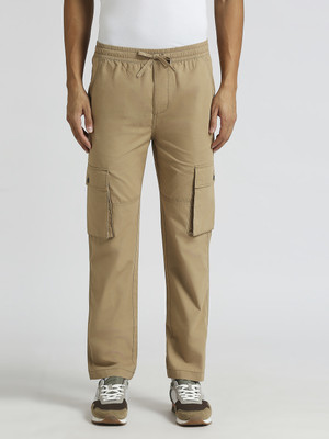 Pepe Jeans Regular Fit Brown Men Cargos