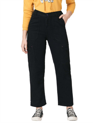 Kraus Jeans Women High-Rise Cargo Women Cargos