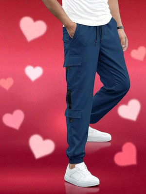 SB Trend Solid Men Grey Track Pants