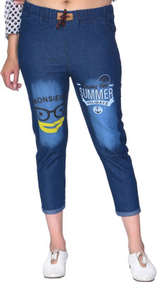 HouseOfCommon Jogger Fit Women Blue Jeans