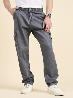 STUDIO NEXX Loose Fit Men Grey Jeans