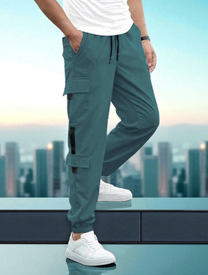 SB Trend Solid Men Grey Track Pants