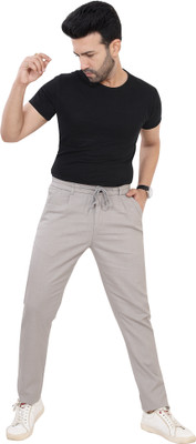 Lentil Solid Men Olive Track Pants