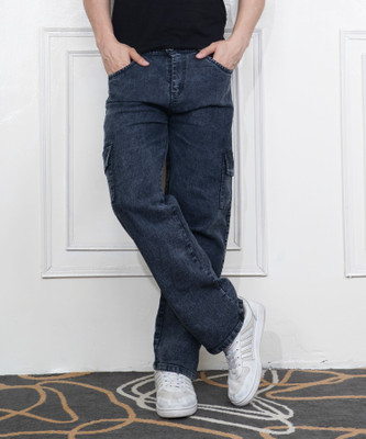 shre.ce Relaxed Fit Men Grey Jeans