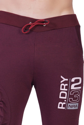 Gazzet 4G Colorblock Men Maroon Track Pants