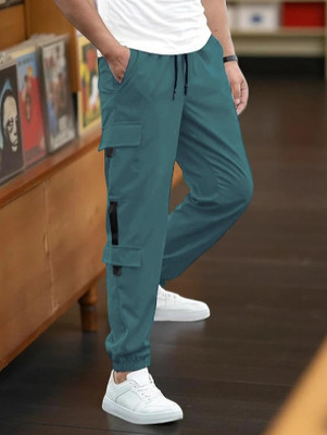 THE SARTHI FASHION TREND Solid Men Grey Track Pants