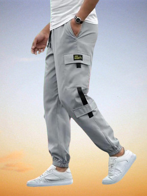 Kesaria Fashions Solid Men Grey Track Pants