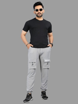 THE PVR CLOTHING Solid Men Black Track Pants