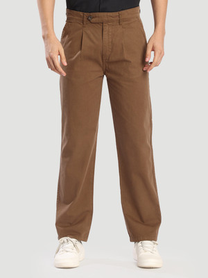 Bene Kleed Regular Fit Men Brown Trousers