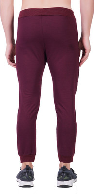 Gazzet 4G Colorblock Men Maroon Track Pants