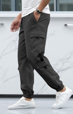 Kesaria Fashions Solid Men Grey Track Pants