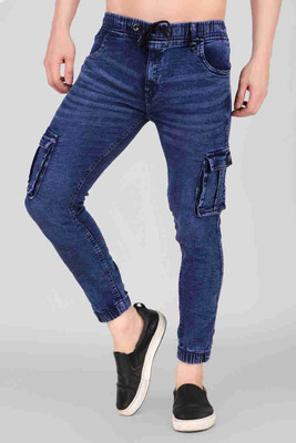 Senger Jogger Fit Men Blue Jeans