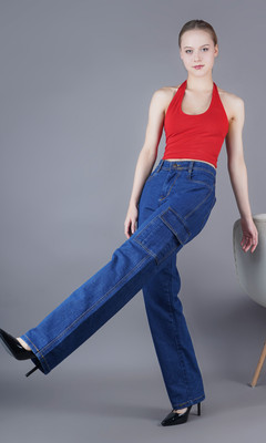 Asia Denim Loose Fit Women Dark Blue Jeans