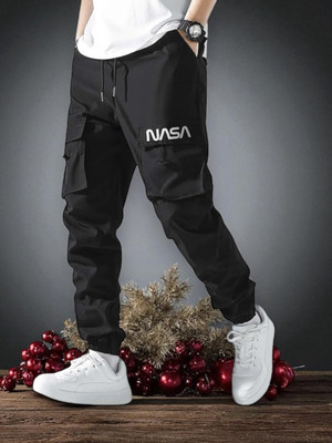 Kesaria Fashions Solid Men Black Track Pants