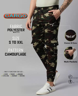 Chrome & Coral Men Cargos