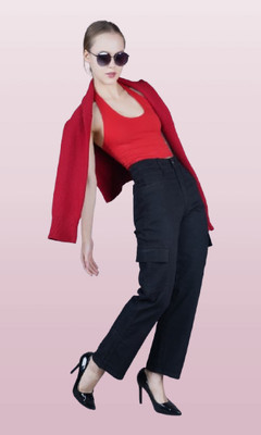 Moda Rapido Loose Fit Women Black Jeans