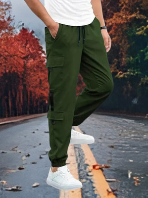 SB Trend Solid Men Grey Track Pants
