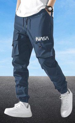 Kesaria Fashions Solid Men Blue Track Pants