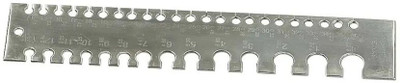 TOOLBUX Wire Gauge Measuring Tool Standard SWG Marking Gauge