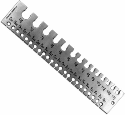 NITYA Wire Gauge Measuring Tool Standard SWG Marking Gauge