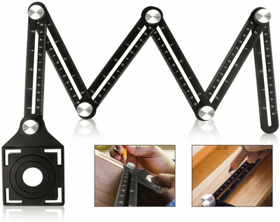 Godavari Six fold universal Angle Measuring Tile wood Hole Marking Marking Gauge