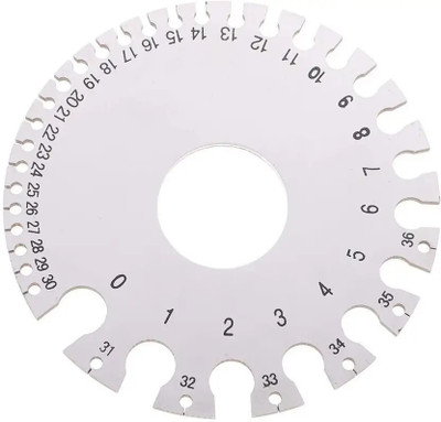 TOOLBUX Thickness Stainless Steel Wire Gauge Diameter for Measuring Wire Diameter Marking Gauge