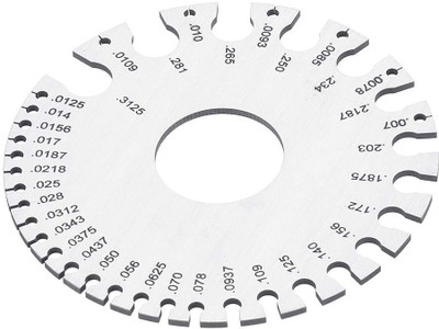AS TOOL CENTER Round Thickness Stainless Steel Wire Gauge Diameter Marking Gauge