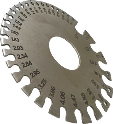 ADAWAT Round Wire Gauge Standard Micro Meter Plate for Measuring Marking Gauge