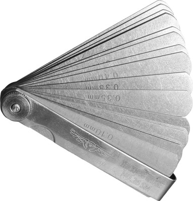 Digital Craft Feeler Gauge Set 26 Blades 0.04-0.63mm Steel Gap Measurement Tool Marking Gauge