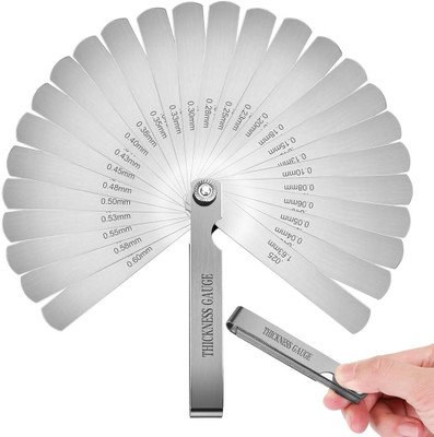 NITYAECOMMERCE Filler 0.04-0.63mm Thickness Gage Tool Marking Gauge Metric Imperial Marking Gauge