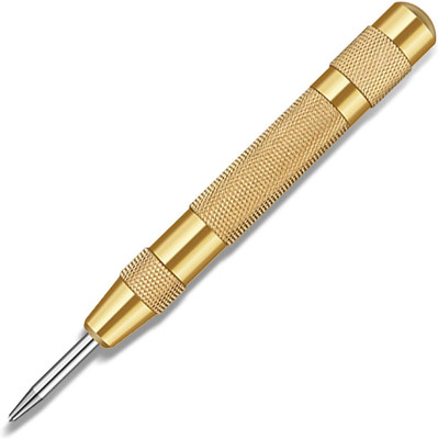 uptodatetools Marking Punch, Automatic Impact Center Punch, with Hardened Tip Marking Gauge