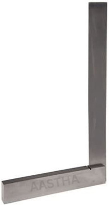 AASTHA TOOLS Metal High Grade Engineering Try Square 10 inch(Silver) Tri-Square(Pack of 1)