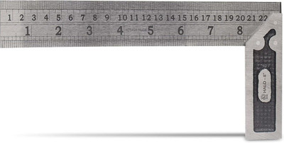 Toolsbae - 8 Inch Easy-Read Steel Tri-Square(Pack of 1)