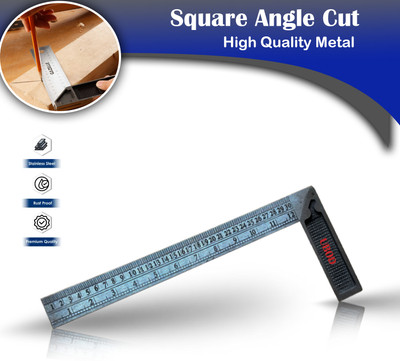 ARQEST Tri Square Tool 90 Degrees Right Angle Ruler 12inch A_a Tri-Square(Pack of 1)