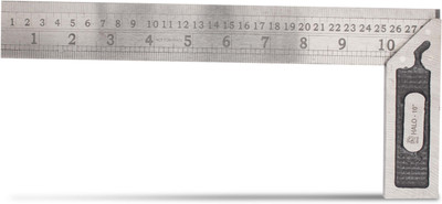 Toolsbae - 10 inch Easy to Read Steel Tri-Square(Pack of 1)