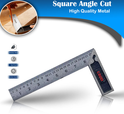 ARQEST Tri Square Tool 90 Degrees Right Angle Ruler 8 Inch A_a2 Tri-Square(Pack of 1)
