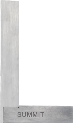 SUMMIT Engineer Steel Try Square - 150 mm 6 inch Perfect 90 degree High Grade Tri-Square(Pack of 1)