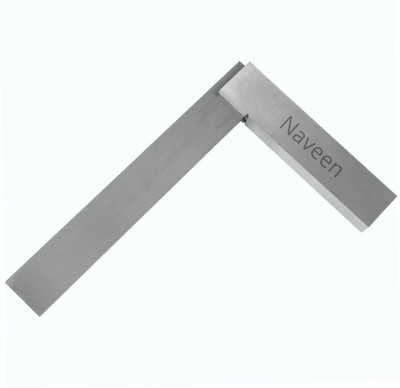 Naveen Metal High Grade Engineering Try Square 10 inch(Silver) Tri-Square(Pack of 1)