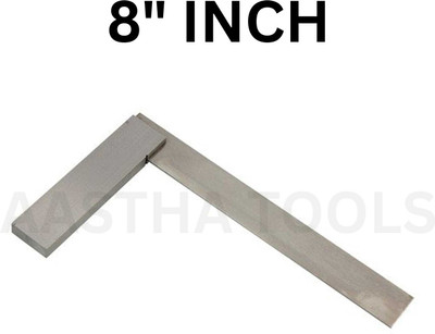 AASTHA TOOLS Engineer Try Square 8'' inch Stainless Steel finish Heavy duty Tri-Square(Pack of 1)