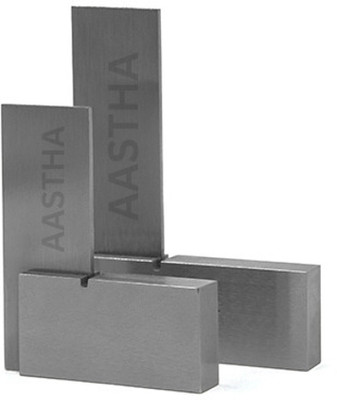 AASTHA TOOLS Engineering Square Kit Set of 2 Pieces (1 & 2 Inch) Metal Machinist Square Tri-Square(Pack of 2)
