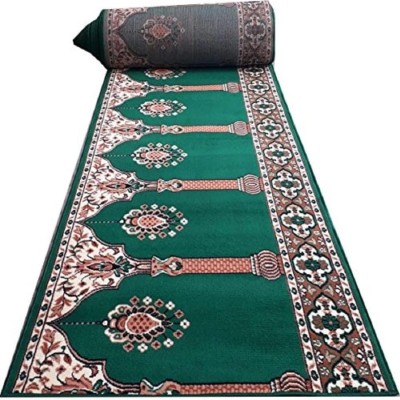 KAYNAT CARPET Dark Green Acrylic, Wool Carpet(120 cm,  X 300 cm, Rectangle)