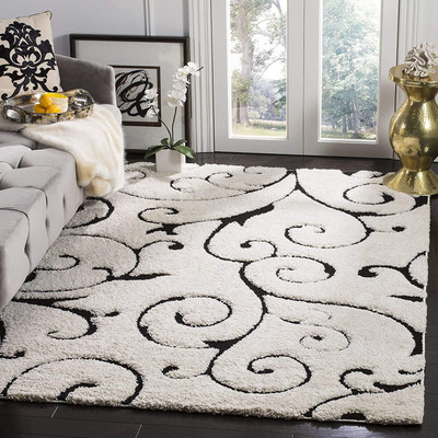 HR CARPET White Polyester Carpet(3 ft.,  X 5 ft., Rectangle)