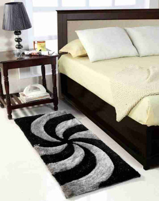 YOURAG Black, Grey Acrylic Runner(2 cm,  X 5 cm, Rectangle)