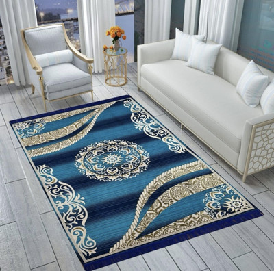 THE FRESH LIVERY Multicolor Cotton Runner(139 cm,  X 193 cm, Rectangle)