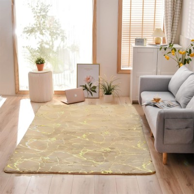 Hometail Beige Silk Runner(2 ft,  X 5 ft, Rectangle)