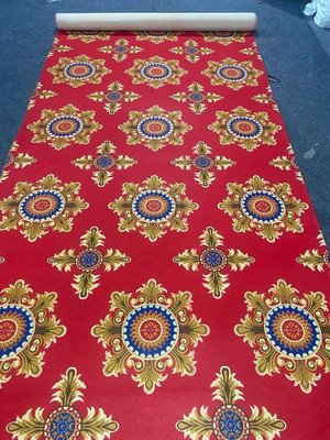 Acarpet Red Synthetic Carpet(5 cm,  X 10 cm, Rectangle)