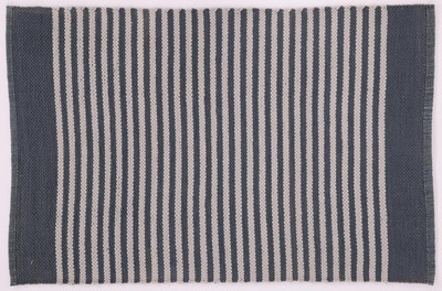 UB Home and Decor Grey, Silver Cotton Area Rug(60 cm,  X 90 cm, Rectangle)