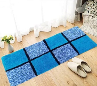 YOURAG Blue, Black Acrylic Runner(2 cm,  X 5 cm, Rectangle)
