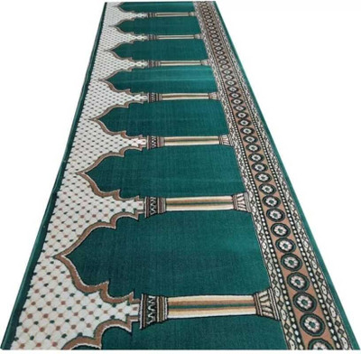 Samjeeda Handloom carpets Red Acrylic Carpet(120 cm,  X 660 cm, Rectangle)