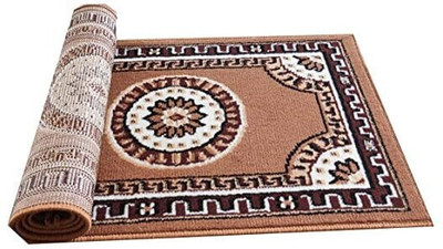 AlishaCarpet 45 cm  X 150 cm Silk Runner(Rectangle, Brown)